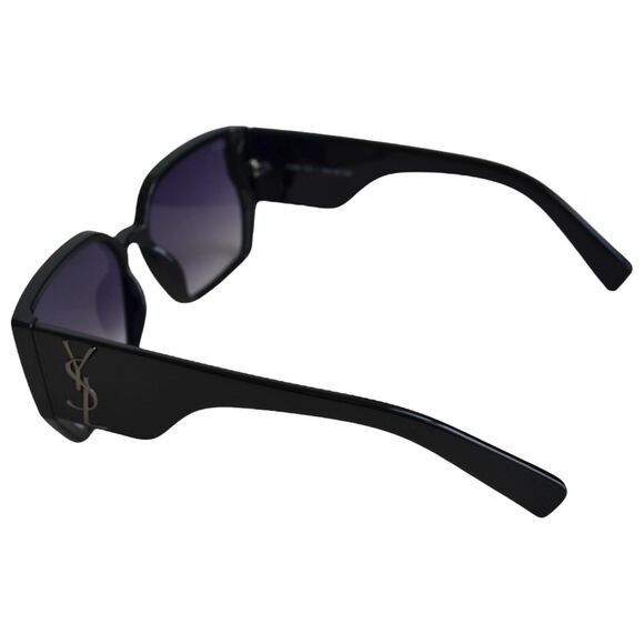 Saint Laurent YSL 11090 COL.1 Black Oversized Sunglasses | 58-16-139 | Women’s - Picture 8 of 16